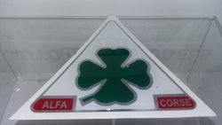 Alfa Romeo Bubble Sticker - Green Clover Shipping In Sa