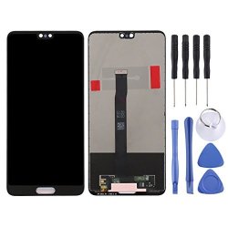 Huawei Lcd Screen Lcd Screen And Digitizer Full Assembly For Huawei P20 Black Color : Black