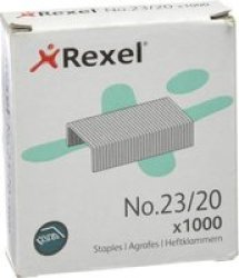 Rexel NO.23 20MM Staples Box Of 1000