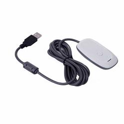 Xuba For Xbox 360 Wireless Gamepad PC Adapter USB Receiver Supports WIN7 8 10 System White