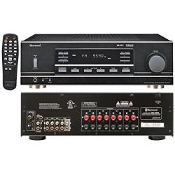 Black Sherwood RX5502 100 Watt x 4 RMS Dual-Zone Stereo Receiver 