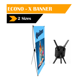 Econo - X Banner Stand 600 1600MM Or 800 1800MM - 800 X 1800MM
