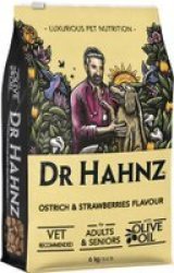 Dr Hahnz Dog Dry Range Ostrich 6KG