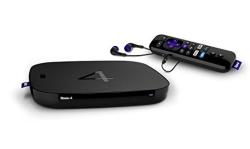Roku 4 HD and 4K UHD Streaming Media Player with Enhanced Remote