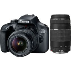 Canon Eos 4000D 75-300 Dc Slr Camera 18 Mp Black 3011C010