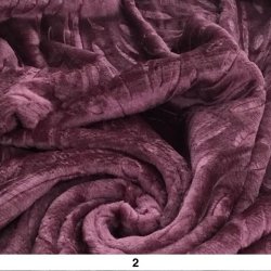 1.4KG Budget 1 Ply Supersoft Mink Blanket Double Assorted Colours Designs - 2