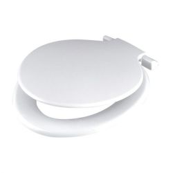 - Toilet Seat Calypso Thermodur Pl Hng WHITE1.3 Kg - 2 Pack