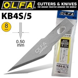Olfa Blade Precision Art 8MM KB4S5 5 Pack