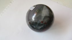 Large 1 325 Cts Bloodstone Sphere 265 G - 58mm