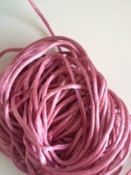 Satinique Cord Dusty Rose 2mm- 5 Meter