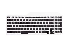 Leze - Ultra Thin Keyboard Cover For Asus Rog Strix GL753 GL753VD GL753VE GL553 GL553VD GL553VE ZX53VW Gaming Laptop - Black