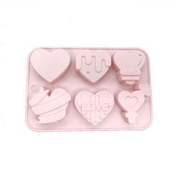 4AKID Small Silicone Moulds - Hearts