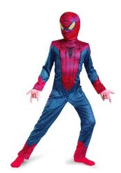 The Amazing Spider-man Movie Classic Costume Red blue XL 14-16