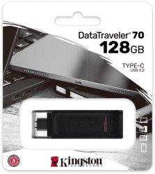 Kingston Technology - 128GB Datatraveler 70 Usb-c Flash Drive