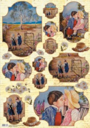 Decoupage Paper-young-love
