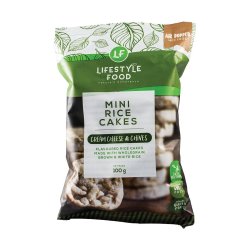 LIFESTYLE FOOD Rice Cakes 100G - Cream Cheese & Chives
