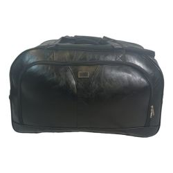 - Pu Leather Travel Duffel Bag