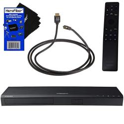 Samsung 4K Uhd Blu-ray DVD Player UBD-M8500 + Remote Control + Xtech High-speed HDMI Cable W ethernet + Herofiber Ultra Gentle Cleaning Cloth