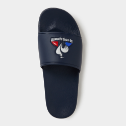 Le Coq Sportif Men&apos S Navy Slide Sandals