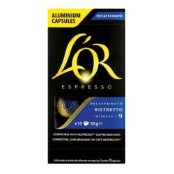 L'or Espresso Ristretto Decaf Intensity 9 Coffee Capsules 10S X 10