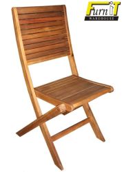 Galway Folding Chair No Armsrests - Solid Wood