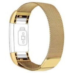 Milanese Loop For Fitbit Charge 2 S m Gold