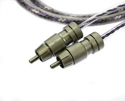 Voodoo Car Audio Rca Interconnect Cable Ofc Copper 3.2 Ft 1 Meter