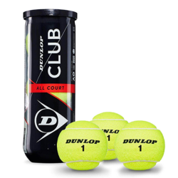 Dunlop - Club All Court Tennis Balls - 2 X 3 Pack