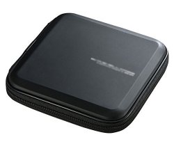 Elezay 12 Capacity Blu-ray Cd Case DVD Storage Cd Wallet Cd Holder Black
