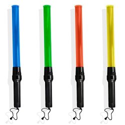 Nite Flare LED Traffic Baton 21" Visible To 3000 Feet - Choose From 4 Colors
