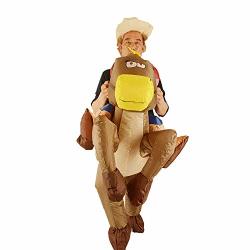 Ssbh Inflatable Rider Costume Carry Me Fanny Dress Up Halloween Cosplay Suit Inflatable Rider Costume Fancy Dress Funny Horse Cowboy Funny Suit Mount For