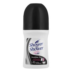 Shower To Shower Roll On Female 50ML - Invisible