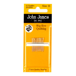 John James Hand Sewing Quilting Needles - Big Eye