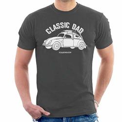 Volkswagen Classic Dad Beetle Men's T-Shirt Charcoal