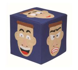 Learn About Emotions And Feelings - Mr. Face Cube 20X20X20CM