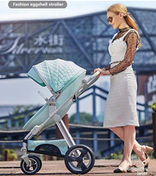 New 2019 Baby Stroller Egg Shell Infant Travel System- Green