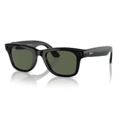 Ray-ban - Wayfarer Smart Glasses Standard Shiny Black green