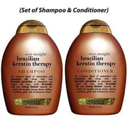 OGX Ever Straight Brazilian Keratin Therapy Shampoo & Conditioner