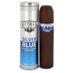 Cuba Silver Blue Eau De Toilette 100ML - Parallel Import Usa