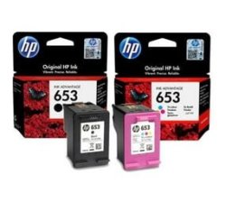 HP 653 Black & Tri Colour Ink Cartridge Multi Pack