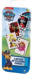 Paw Patrol Playing Cards In Tin - 2 Pack
