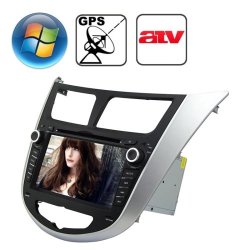 Rungrace 7.0 Inch Windows Ce 6.0 Tft Screen In-dash Car DVD Player For Hyundai Verna With Bluetooth Gps Rds Atv