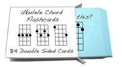 Chord Ukulele Symbol Flashcards 84 Cards For Soprano Concert & Tenor Uke