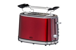 Defy Red Sense 2 Slice Toaster - Stainless Steel