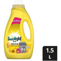 Sunlight Auto Washing Liquid Detergent 2-IN-1 1 5 L