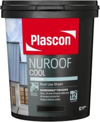 Nuroof Cool Low Sheen Roof Paint White 20L