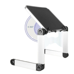 YL-811 Foldable Book Holder Laptop Stand 360 Degree Adjustable Support