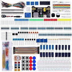 Emakefun Electronics Component Super Kit With Power Supply Module Jumper Wire 830 Tie-points Breadboard Precision Potentiometer Resistor For Arduino Uno MEGA2560 Raspberry Pi