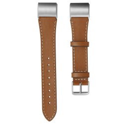 Single Tour Leather Band For Fitbit Charge 2 - Brown