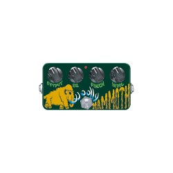Zvex Hand-painted Woolly Mammoth Fuzz Bass Effect Pedal